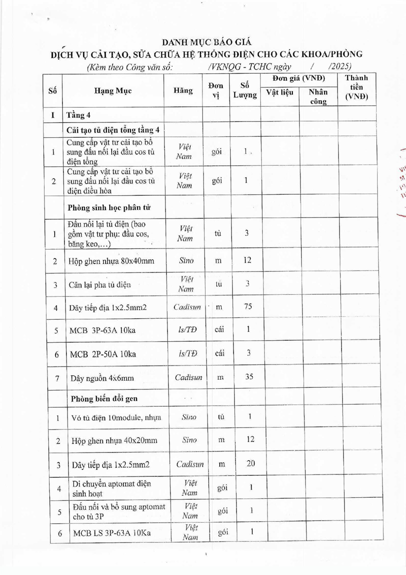 Số 712- VKNQG-TCHC-2